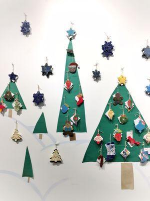 Love these ceramic ornaments by Art Mix