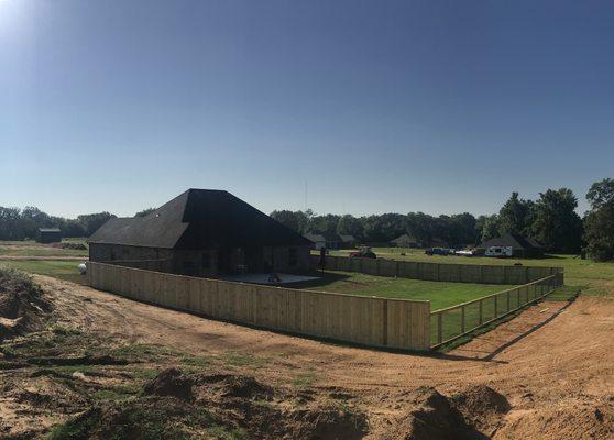 6' Pine Fence. Durant, OK