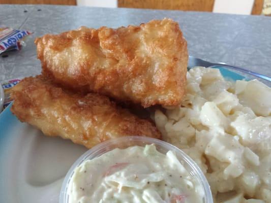 Pretty typical looking Wisc fish fry very good