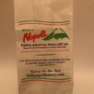 Bell Napoli, bakery sack