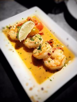 Shrimp in lime & garlic sauce