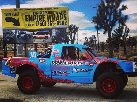 Trophy Truck Wrap of Jim Beaver!