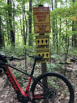 On some Hayward, WI trails.