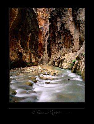 "Narrows .2" -Zion, Utah
 Copyright 2023 Shane Knight Gallery