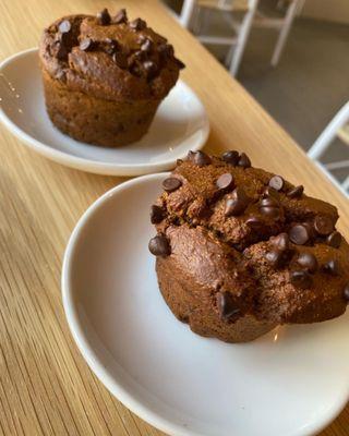 Choc Chip Pumpkin Muffins