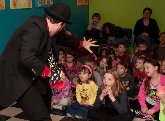 Performing at the Easton Children's Museum