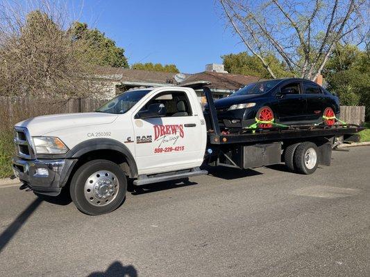 Broke down? Drews Towing has you covered!