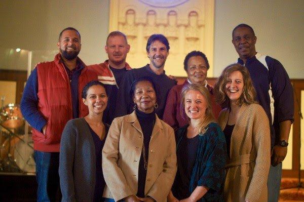 Our Current Elders Top: Adrian, Josh,  Nic , Susan  Bryan.  Bottom: Sally, Jeannette, Amy , Stacy