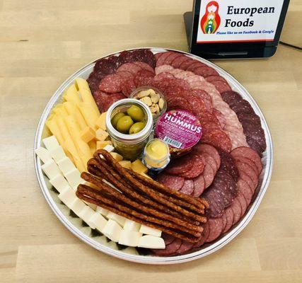 Let us make you a world class meat and cheese platter for your next party.