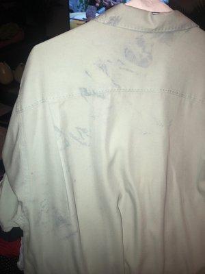 My father had a beautiful linen shirt that they stained to death. So sad.