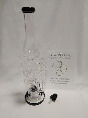 Clean Triple Chamber Percolator Water Bong cleaned by Bowl N Bong St. Pete, FL