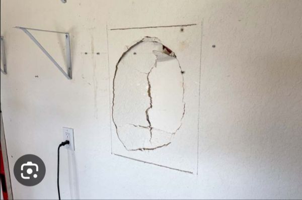 Drywall needs to be repaired