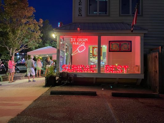 Sundae Best Ice Cream Parlor lives up to the hype. It's a few short blocks from the Sealark.