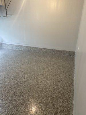 Epoxy flooring and wall repair and painting.