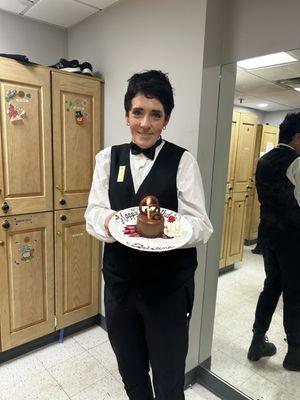 Myself a birthday cake and love for my birthday at the HARVARD CLUB