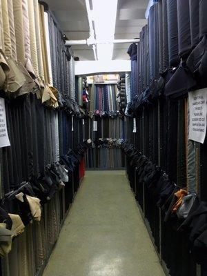 Great selection of suiting fabrics!