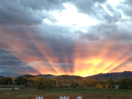 Blue Cloud Farms Sunset