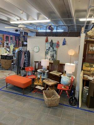 Mid century furniture and decor