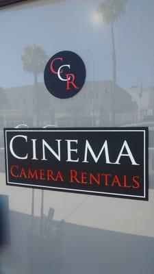 Vinyl Lettering for Cinema Camera Rentals in Los Angeles