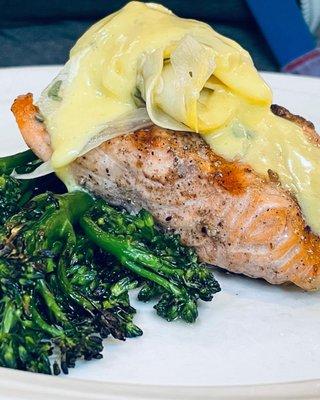 Grilled Pan Seared Salmon