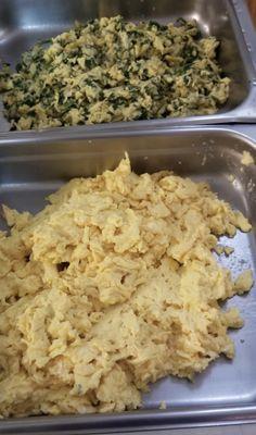 Scrambled eggs served on the breakfast buffet every Saturday (except holidays)