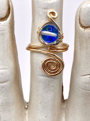 Handcrafted Wire wrapped Ring by Orion Elise of CodeBlueCreative