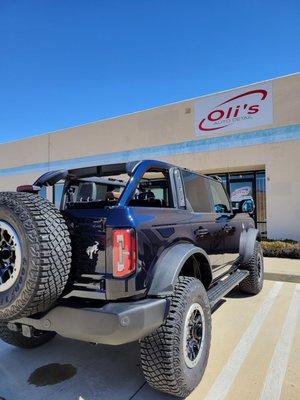 Brand new Bronco just received its first detail!