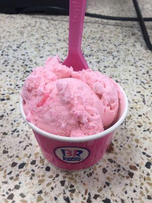 Pink Bubble Gum Ice Cream