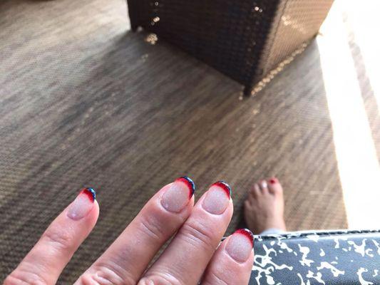 Patriotic nails