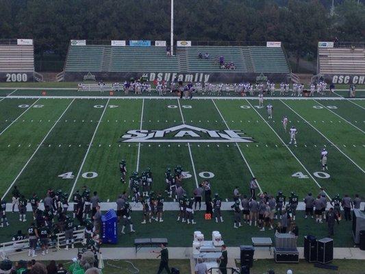 50-29 Delta State Football game win on 9/01/16