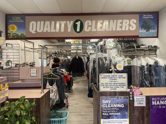 Quality 1 Cleaners Interior