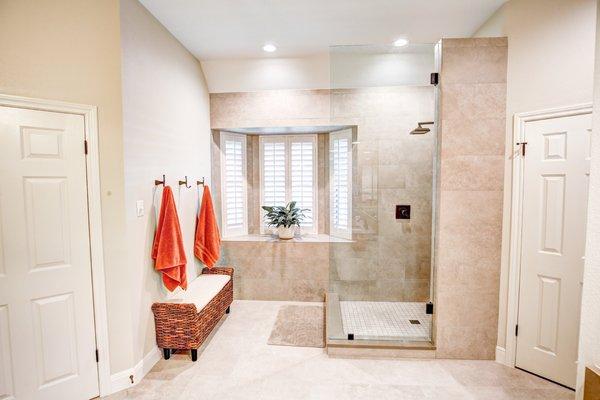 Tub-to-shower conversion