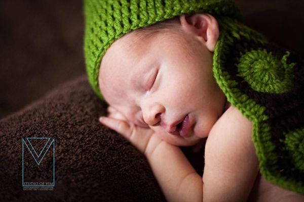 Newborn session at clients home