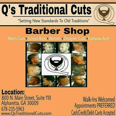 Q's Traditional Cuts ad