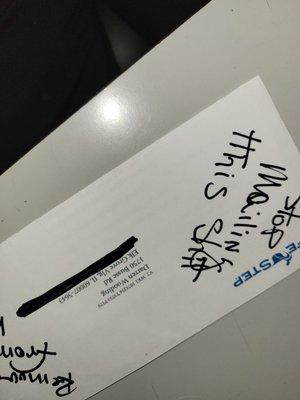 This company will NOT stop mailing.