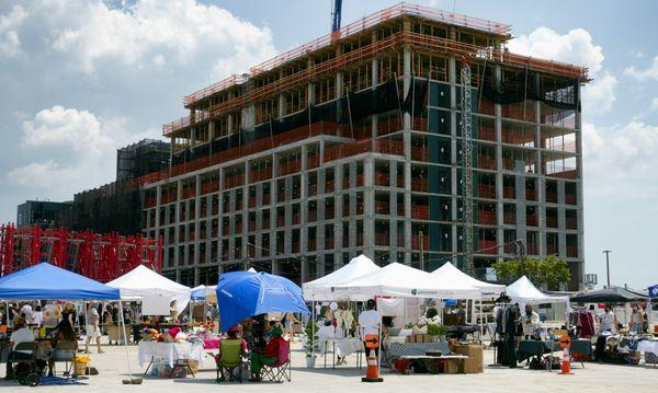 The market (looking inland)