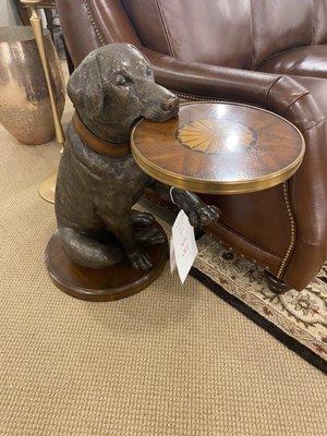 Love this dog end table!