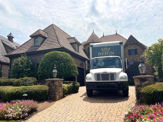 We moved this family out of their beautiful home in Charlotte NC and into their new home in the stunning North Carolina mountains!