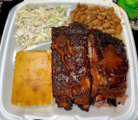 1/3 Slab St. Louis Ribs Platter