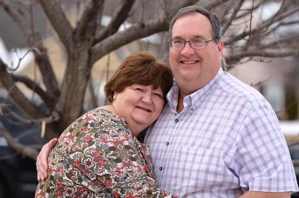 Carl Wessels, CPA with wife Denise.  They have been married since 1982.