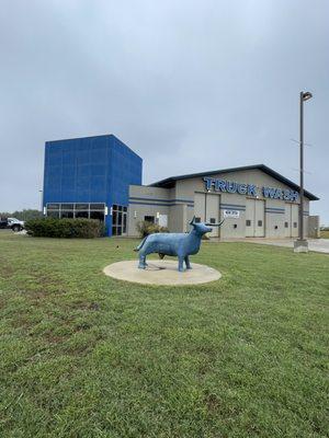 Blue Steer Truck Wash