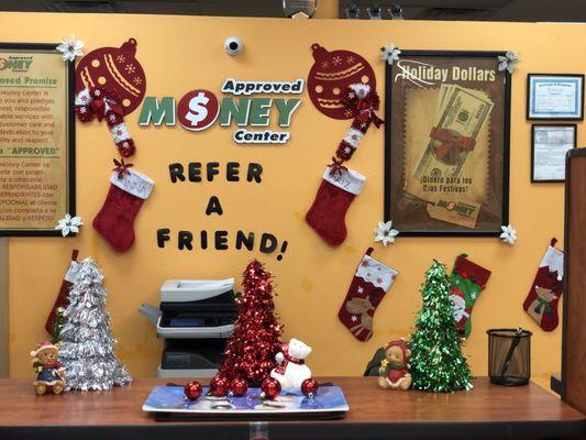 Xmas Time at YOUR Approved Money Center in Edinburg, TX!