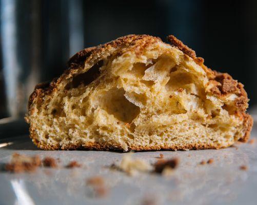 Our naturally leavened concha - sweet masa madre/sourdough