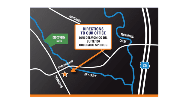 Map to Springs Chiropractic Health