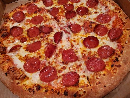 Pepperoni pizza