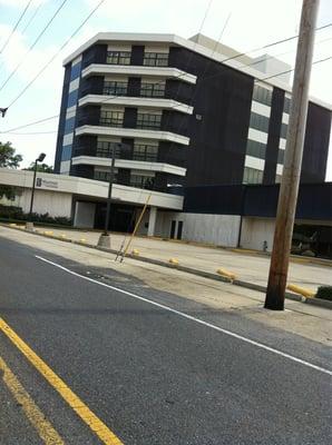 Whitney National Bank, view from Labarre Rd - Exit is right past this building to left.