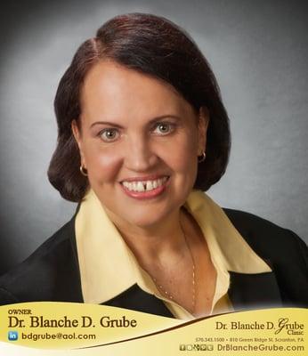 Dr. Blanche D. Grube has been in private practice at her Scranton, PA office for three decades.