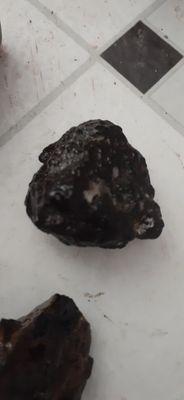 Volcano or meterite