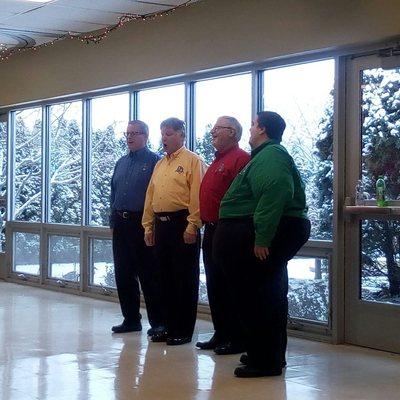 The Women's Salad Luncheon in December always has great entertainment.