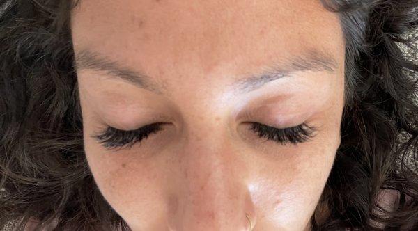 Wispy lashes by Diane